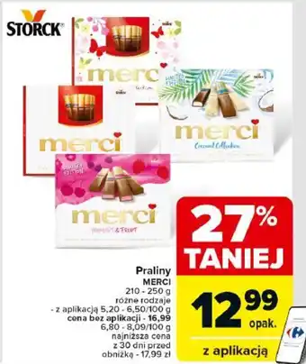 Carrefour Praliny MERCI 210-250 g oferta