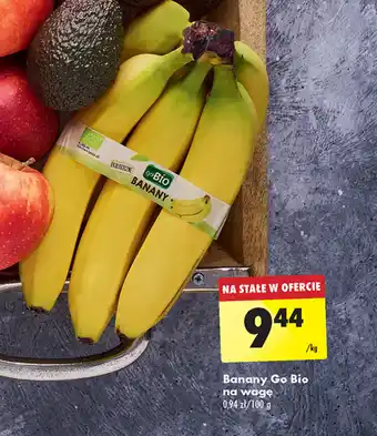 Biedronka Banany Go Bio na wagę 1 kg oferta