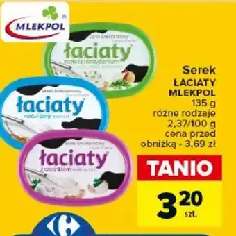 Carrefour Serek LACIATY MLEKPOL 135 g oferta