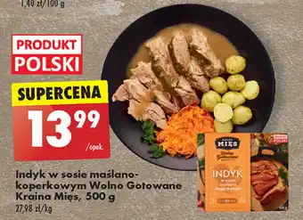 Biedronka Indyk w sosie maślano- koperkowym Wolno Gotowane Kraina Mięs, 500 g oferta