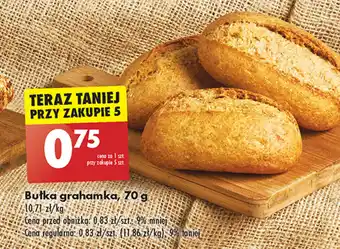 Biedronka Bułka grahamka, 70 g oferta