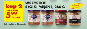 Biedronka WSZYSTKIE SŁOIKI MIĘSNE, 280 G oferta