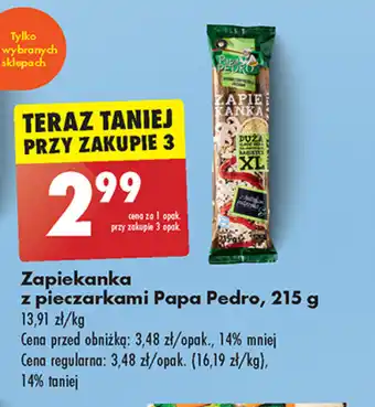Biedronka Zapiekanka z pieczarkami Papa Pedro, 215 g oferta