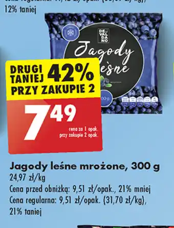 Biedronka Jagody leśne mrożone, 300 g oferta