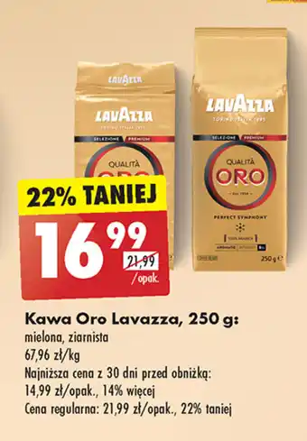 Biedronka Kawa Oro Lavazza, 250 g oferta