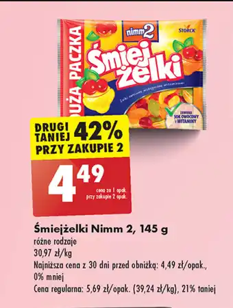 Biedronka Śmiejżelki Nimm 2, 145 g oferta