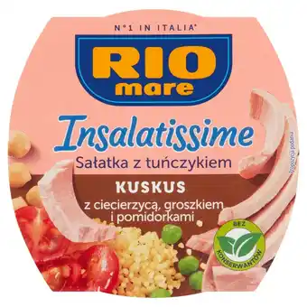 Lidl Rio Mare Insalatissime Sałatka z tuńczykiem kuskus z ciecierzycą groszkiem i pomidorkami 160 g oferta