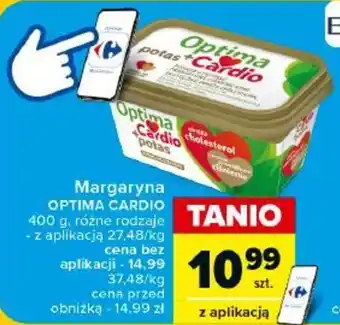 Carrefour Margaryna OPTIMA CARDIO 400g oferta