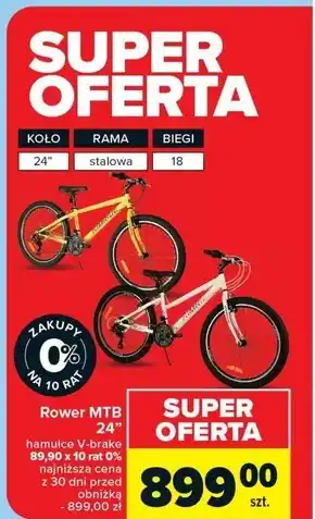 Carrefour Rower MTB oferta