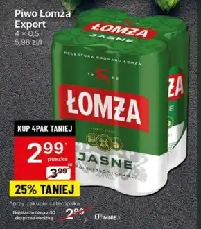 Delikatesy Centrum Piwo Łomża oferta