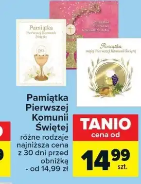 Carrefour Pamiątka pierwszej komunii świętej oferta