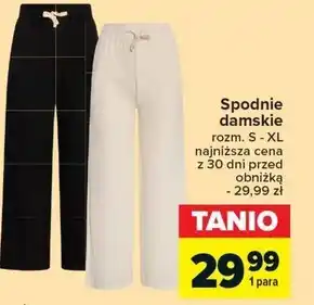 Carrefour Spodnie damskie S! oferta