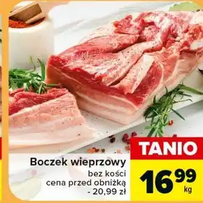 Carrefour Boczek bez kości oferta