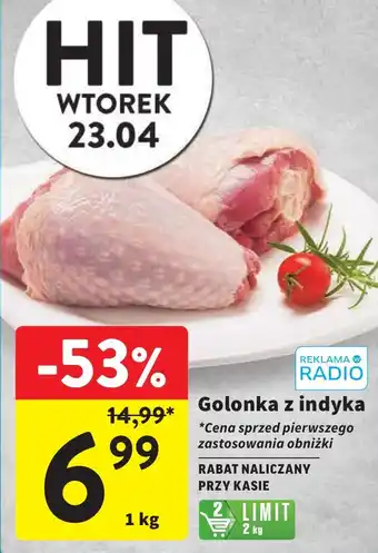 Intermarche Golonka z indyka 1kg oferta