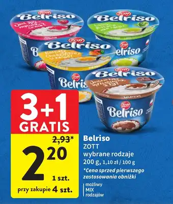 Intermarche Belriso ZOTT 200g oferta