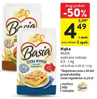 Intermarche Mąka BASIA 0,9-1kg oferta