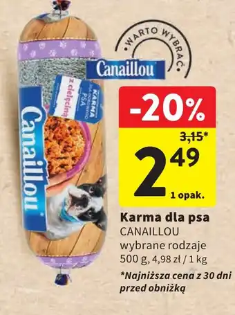 Intermarche Karma dla psa CANAILLOU 500g oferta