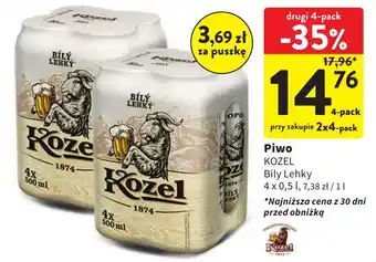 Intermarche Piwo KOZEL 4x0,5l oferta