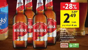 Intermarche Piwo WARKA 0,5l oferta