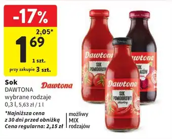 Intermarche Sok DAWTONA 0,3l oferta