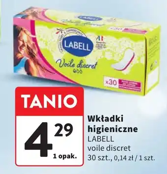 Intermarche Wkładki higieniczne LABELL 30szt. oferta