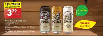 Biedronka Piwo Kozel, 6x500 ml oferta