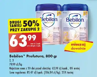 Biedronka Bebilon Profutura, 800 g oferta