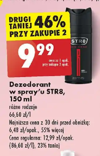 Biedronka Dezodorant w spray'u STR8, 150 ml oferta