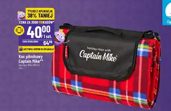 Polomarket Koc piknikowy Captain Mike 150 x 200 cm oferta