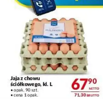Makro Jaja z chowu ściółkowego, kl. L 90 szt oferta