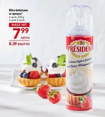 Makro Bita śmietana w sprayu 250 g oferta