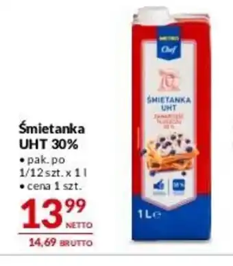 Makro Śmietanka UHT 30% 1 l oferta