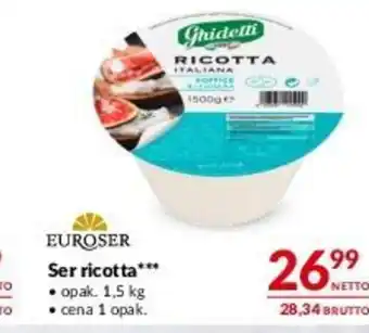 Makro Ser ricotta 1,5 kg oferta