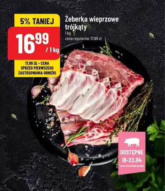 Polomarket Żeberka wieprzowe trójkąty 1 kg oferta