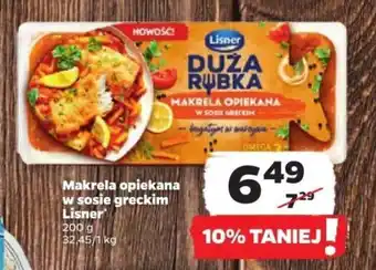 Netto Makrela opiekana w sosie greckim Lisner 200 g oferta