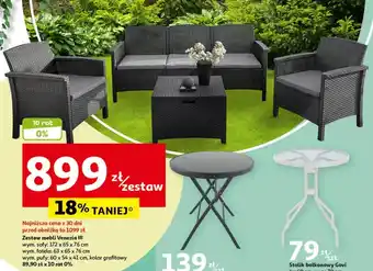 Auchan Zestaw mebli ogrodowych O oferta