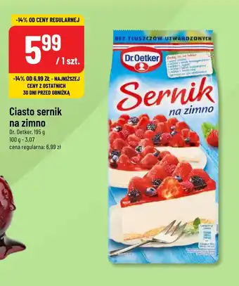 Polomarket Ciasto sernik na zimno Dr. Oetker, 195 g oferta