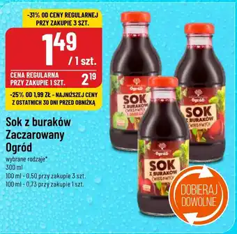 Polomarket Sok z buraków Zaczarowany Ogród, 300 ml oferta