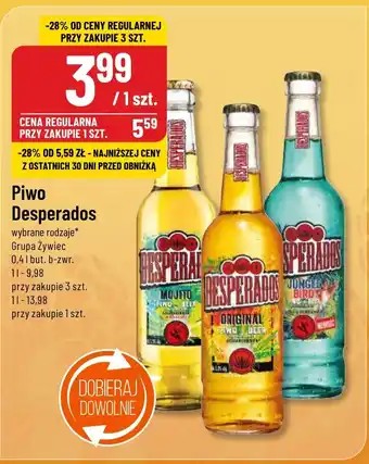 Polomarket Piwo Desperados, 0,4 l oferta