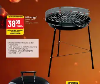 Polomarket Grill okrągły oferta