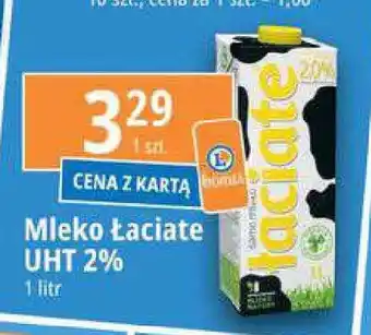 E.Leclerc Mleko Łaciate UHT 2% 1 l oferta