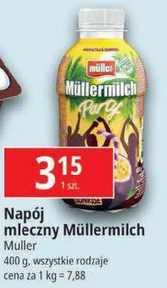 E.Leclerc Napój mleczny Müllermilch Muller 400g oferta