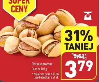 ALDI Pistacje prażone 100g oferta