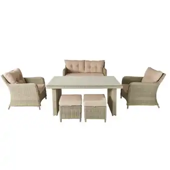 Castorama Gotowy zestaw mebli tarasowych GoodHome Cippertone oferta