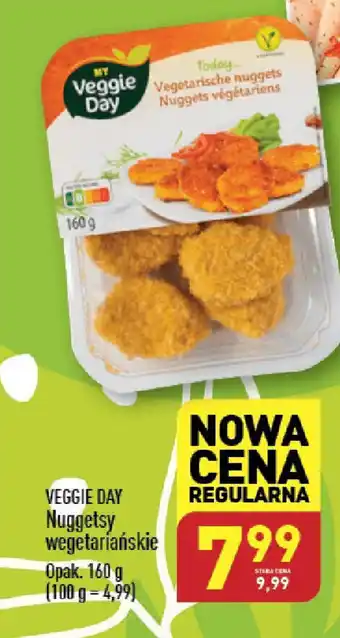 ALDI VEGGIE DAY Nuggetsy wegetariańskie 160 g oferta