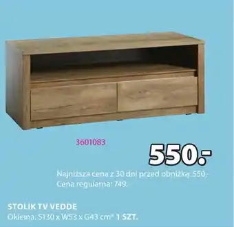 JYSK STOLIK TV VEDDE 130 x 53 x 43 cm oferta