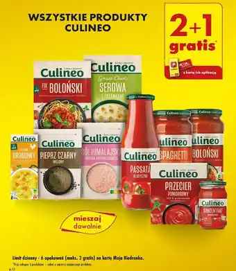 Biedronka WSZYSTKIE PRODUKTY CULINEO oferta