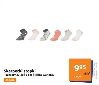 Action Skarpetki stopki 6 par oferta