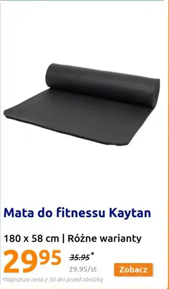 Action Mata do fitnessu Kaytan 180 x 58 cm oferta