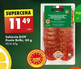 Biedronka Salsiccia DOP Gusto Bello, 80 g oferta